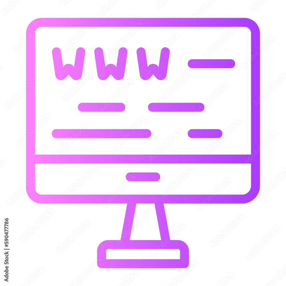 website gradient icon website gradient icon