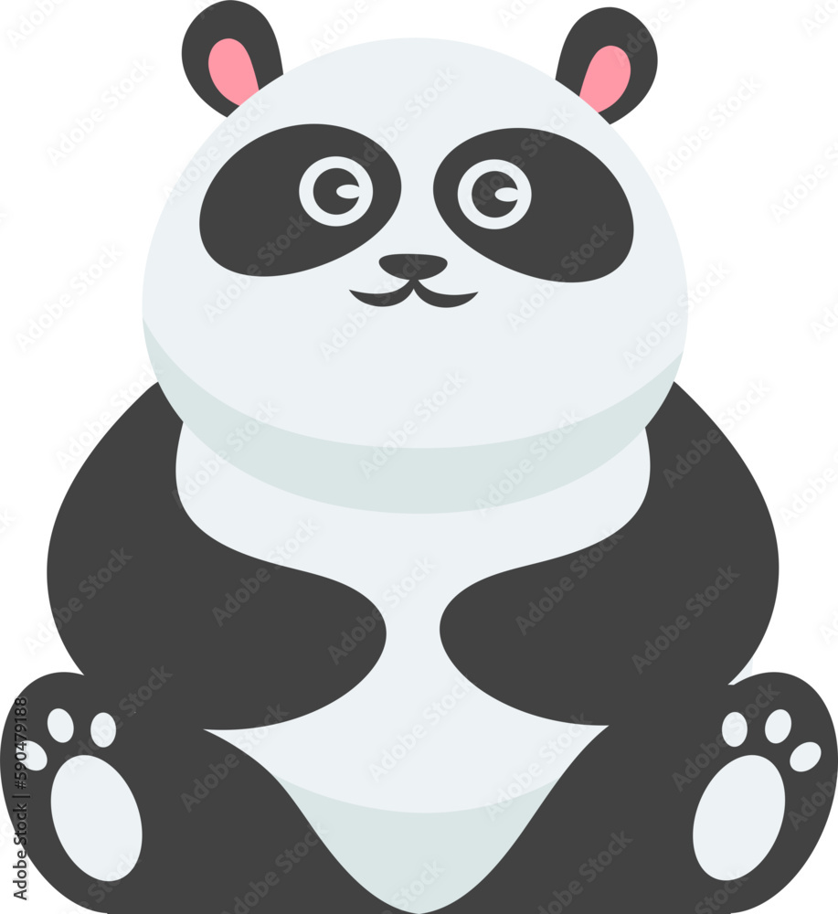 Fototapeta premium Cute Panda Illustartion