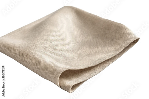 white pillow isolated on transparent background by generative ai photo