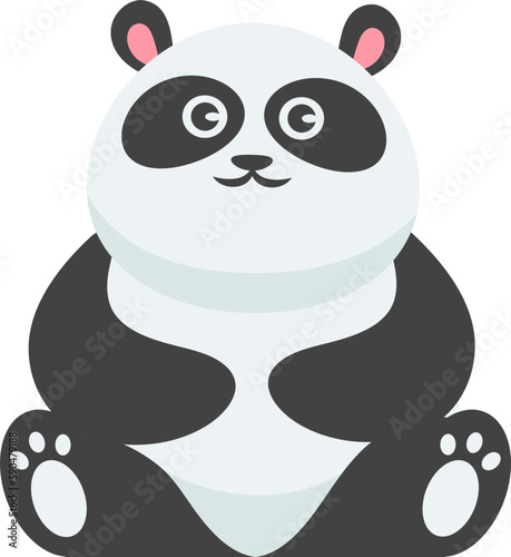 Cute Panda Illustartion