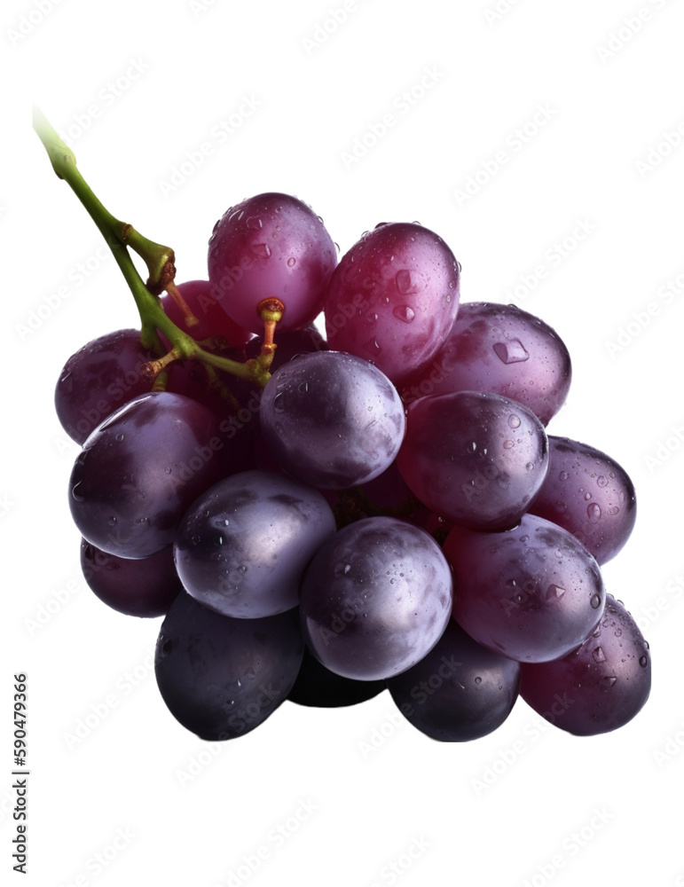 red grapes isolated on white background red grapes isolated on white background
