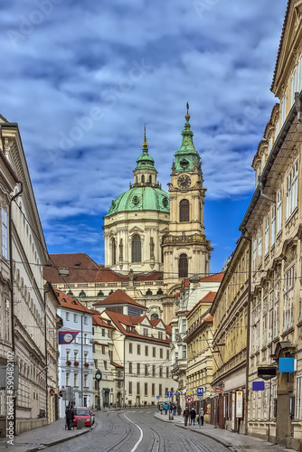 Street in Prague, Czech republic © borisb17