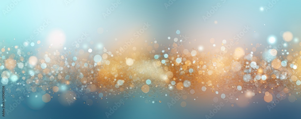Abstract wintry sky featuring glittering bokeh backdrop, perfect for classic Xmas scene visuals. Generative AI Abstract wintry sky featuring glittering bokeh backdrop, perfect for classic Xmas scene visuals. Generative AI