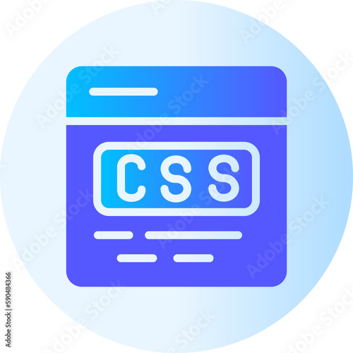 css gradient icon