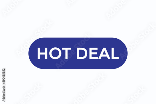 hot deal vectors.sign label bubble speech hot deal 