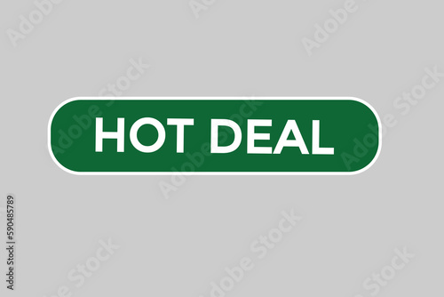 hot deal vectors.sign label bubble speech hot deal
