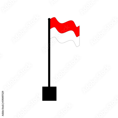 flag icon design template vector