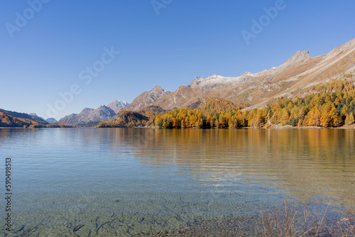 Fototapeta Naklejka Na Ścianę i Meble -  Engadin im Herbst