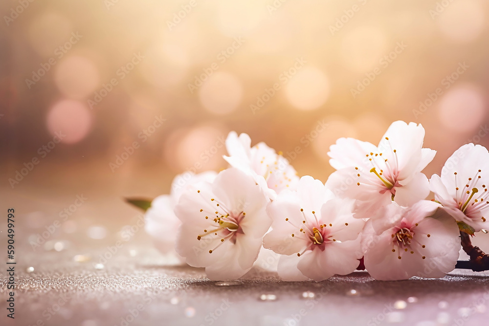 Cherry blossoms, generative ai Cherry blossoms, generative ai
