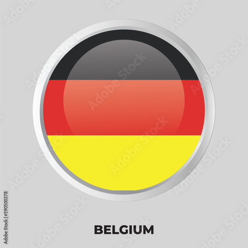 button flag of belgium