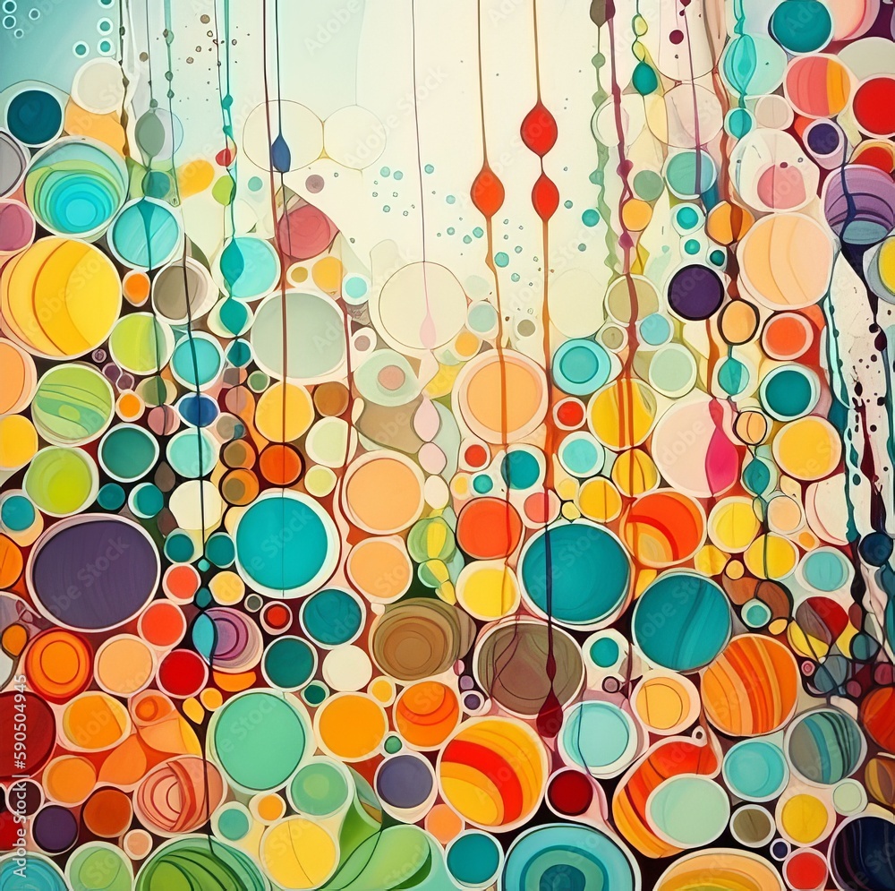 abstract background with circles abstract background with circles