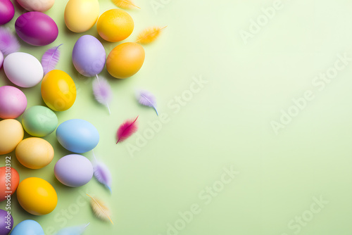 Colorful Easter Egg Background