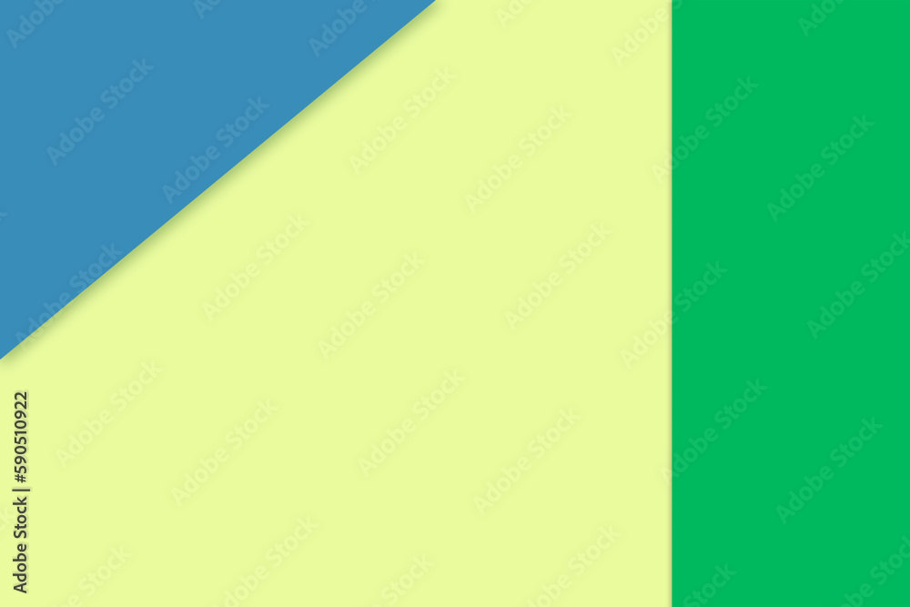Geometric abstract background with shadow paper cut layers