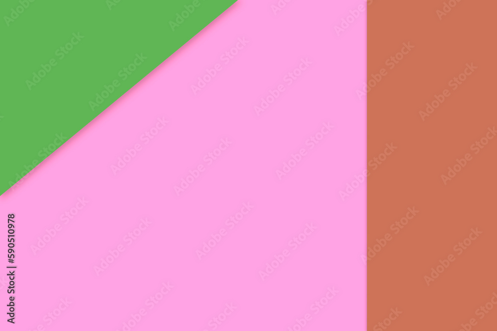 Obraz premium Geometric abstract background with shadow paper cut layers