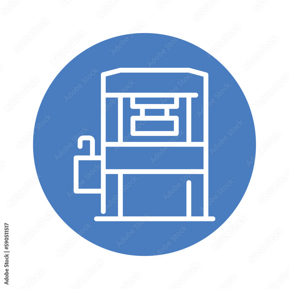 Welding machine olor line icon. Metal work. Welding machine olor line icon. Metal work.