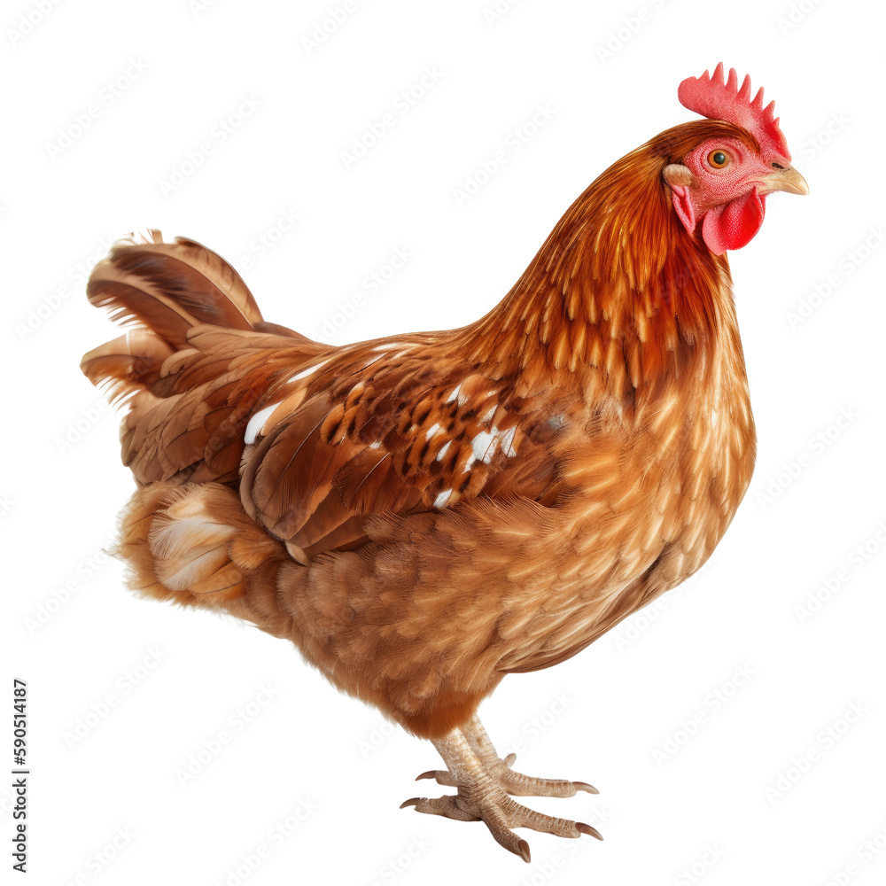 rooster isolated on transparent background