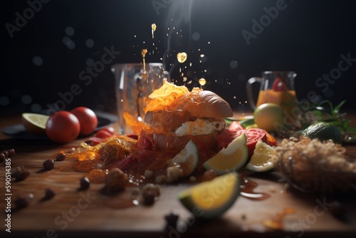 food photography, Generative AI