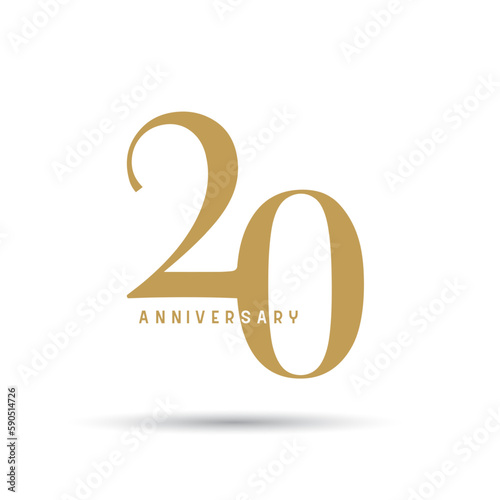 20th anniversary elegance logotype