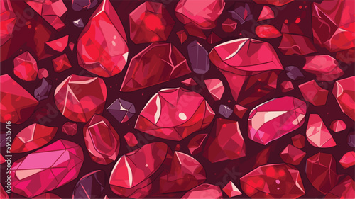 ruby stone vector background