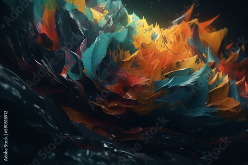 abstract backgrounds, Generative AI