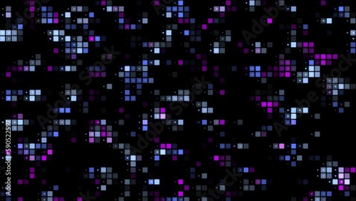 Animated abstract technology background. futuristic geometric cyberspace. hi-tech concept. virtual space. Looped stock animation motion graphics design. footage for backdrop, wallpaper, screensaver