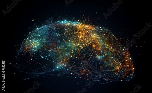 Aİ mind, information neural networks, data management and security, hive mind of a network.