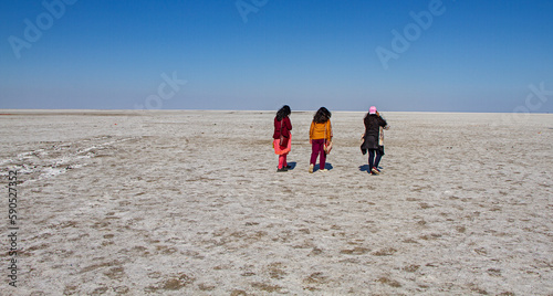 Rann of Kutch in Gujarat in India