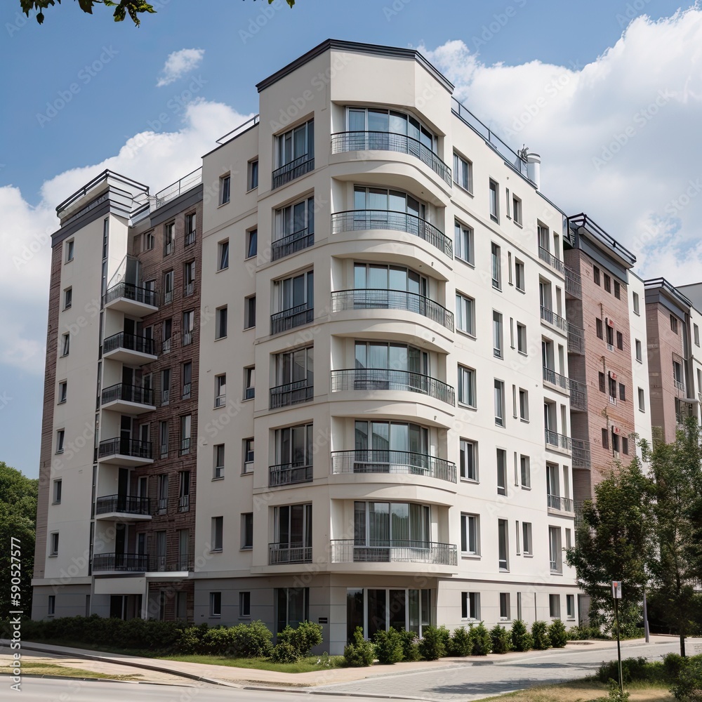 Fototapeta premium LuxuryPremium Apartments Building