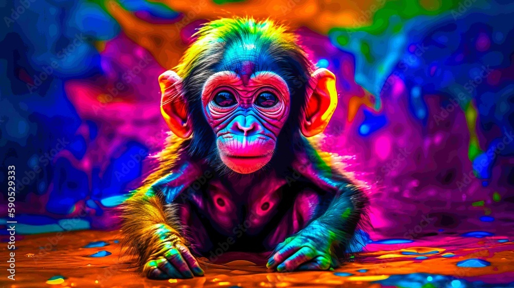 Monkey Baby, generative AI