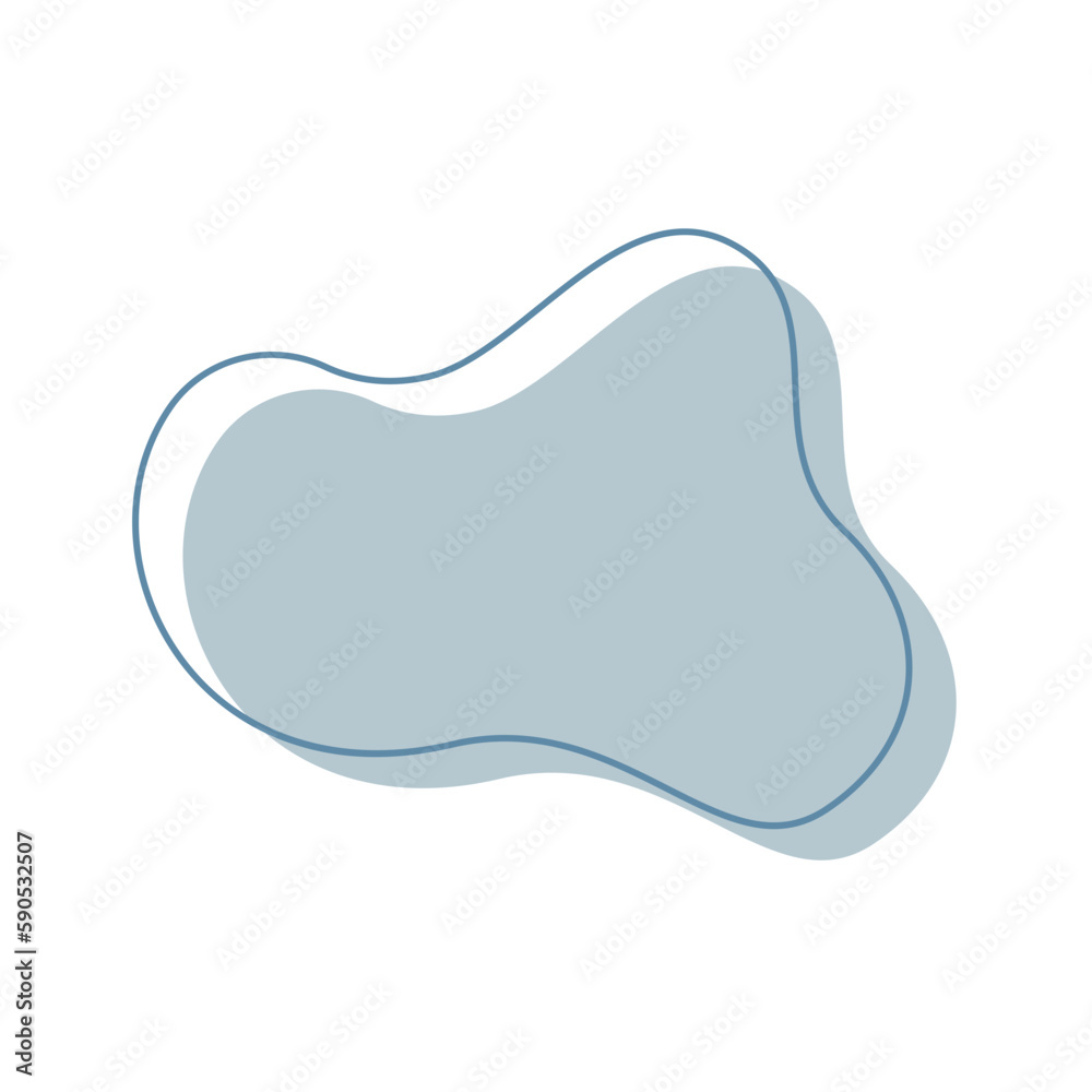 Abstract Blob Shape Corner Abstract Blob Shape Corner