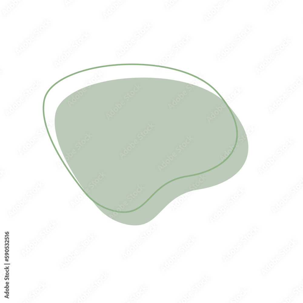 Abstract Blob Shape Corner Abstract Blob Shape Corner