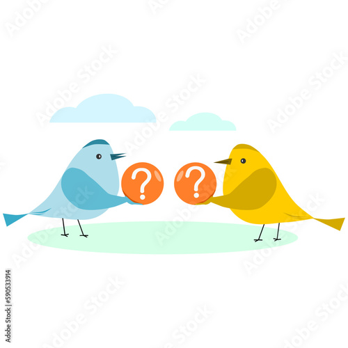 Make choice, decision concept. 
Modern vector illustration to use in your