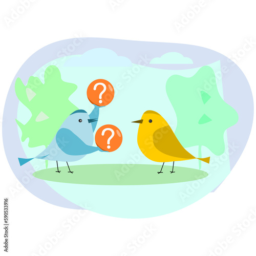 Make choice, decision concept. 
Modern vector illustration to use in your