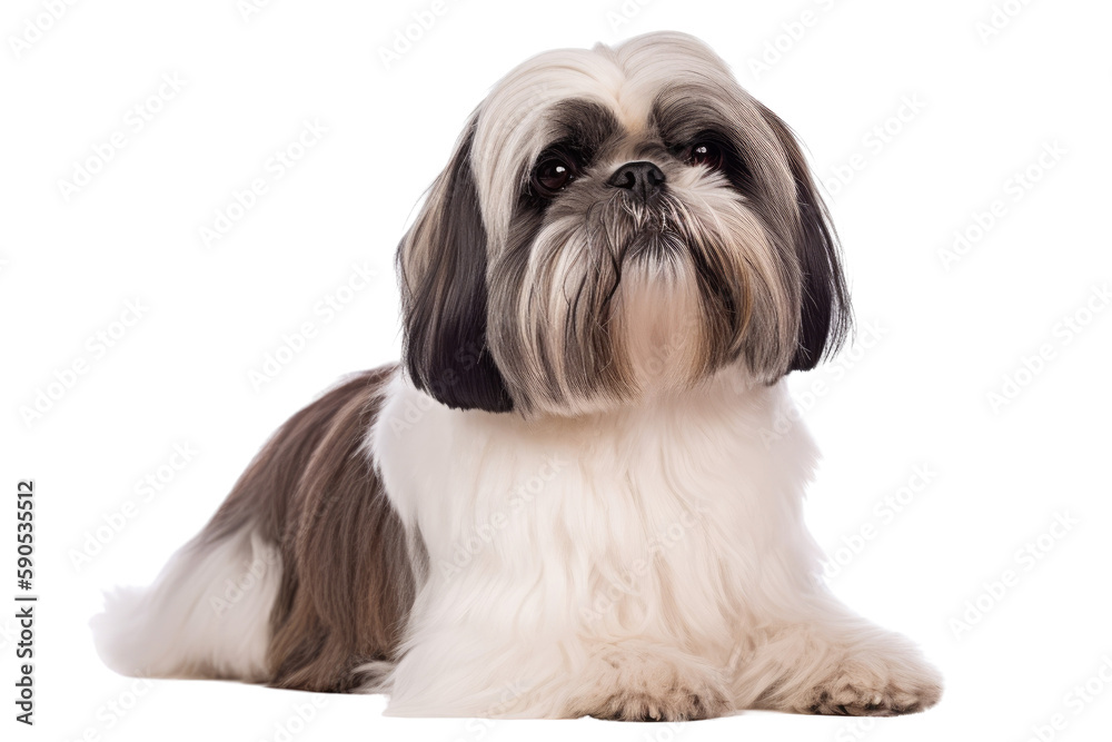 shih tzu dog isolated on transparent background shih tzu dog isolated on transparent background