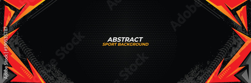 Racing Sports Background Vector Illustration