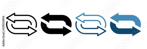 Exchange icon. Compare sign. vector illustration