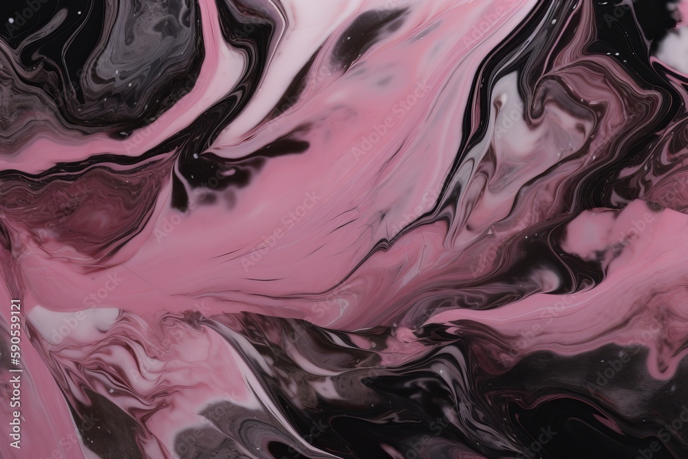 Obraz premium black pink marble pattern natural beautiful