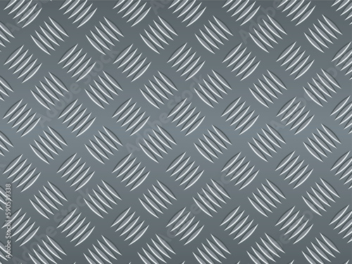 Aluminium Checker Plate Background Vector