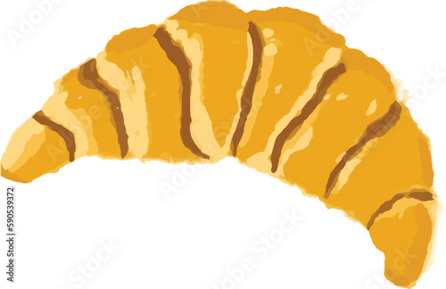 This image was inspired by croissant bread