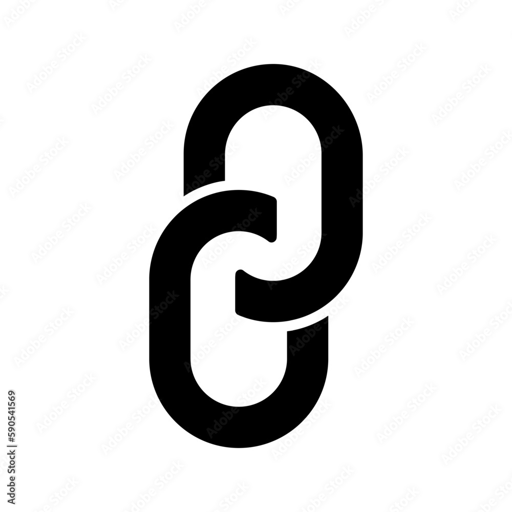 Chain icon. Constraint sign. vector illustration Chain icon. Constraint sign. vector illustration