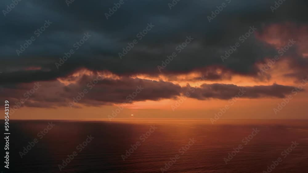 Beautiful calm sunset with clouds on the sea, Batumi,Georgia Beautiful calm sunset with clouds on the sea, Batumi,Georgia