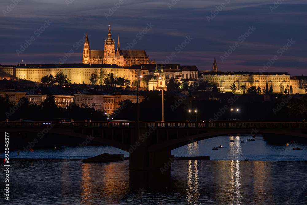 Prague Castle at Twilight