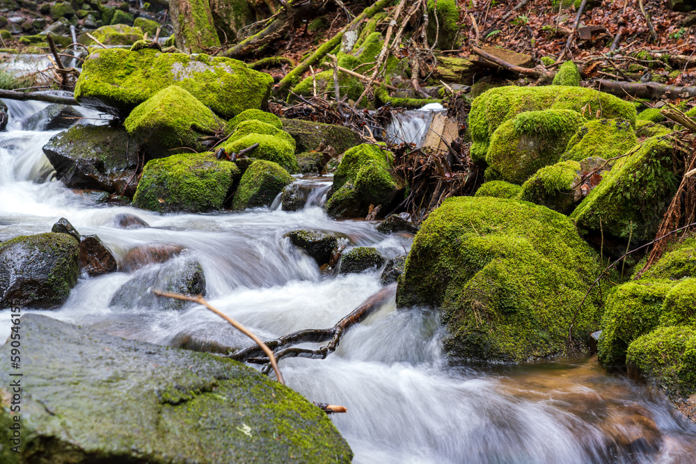 Windbergwasserfall im Schwarzwald Windbergwasserfall im Schwarzwald