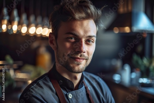 Flirty Chef, Winking Supermodel. Generative AI © Radomir Jovanovic