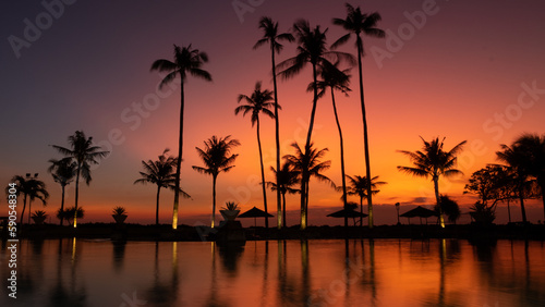 A beautiful sunset moment at Bali Indonesia