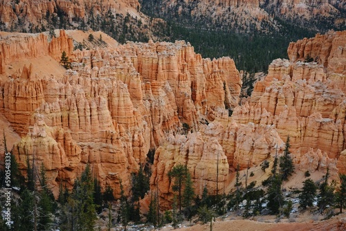 Scenic view of the Bryce Canyon National Park during daytime in Utah, United States