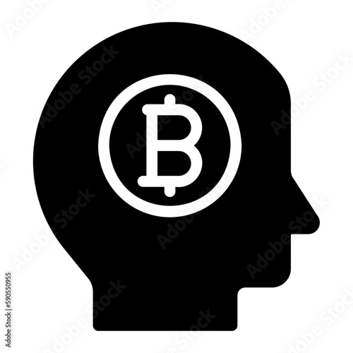 mindset glyph icon
