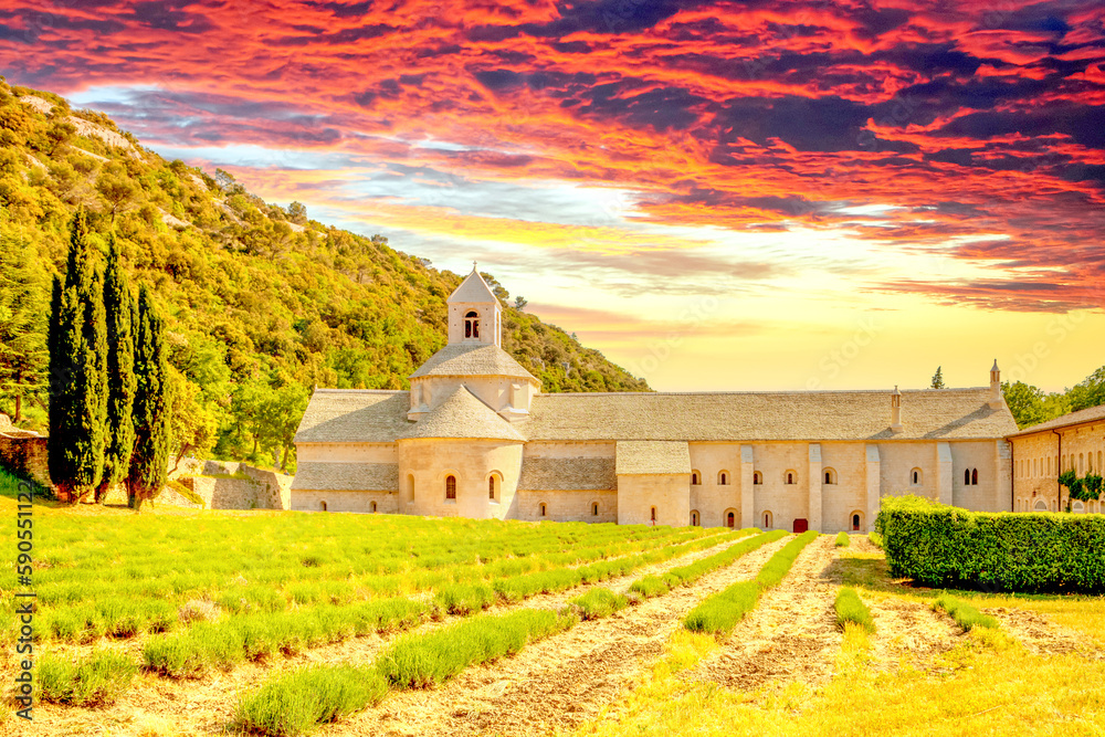 Abtei von Senanque, Provence, Frankreich 