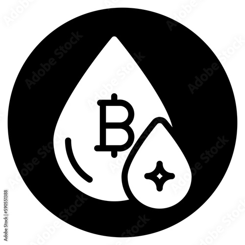 liquidity glyph icon