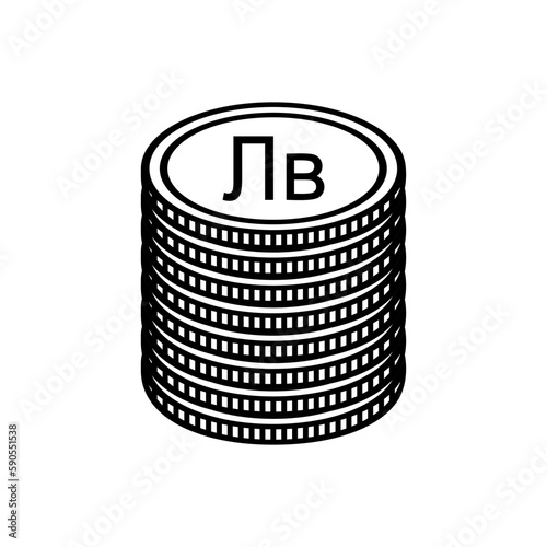 Kyrgystani Currency Symbol,  Kyrgystani Som Icon, KGS Sign. Vector Illustration